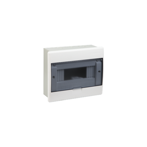 TỦ ĐIỆN NHỰA ÂM TƯỜNG 9 MODULE SINO E4LB5/9L ĐẾ SẮT NẮP CHE KHÓI