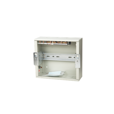 TỦ ĐIỆN NHỰA ÂM TƯỜNG 9 MODULE SINO E4MX5/9L ĐẾ SẮT NẮP CHE KHÓI