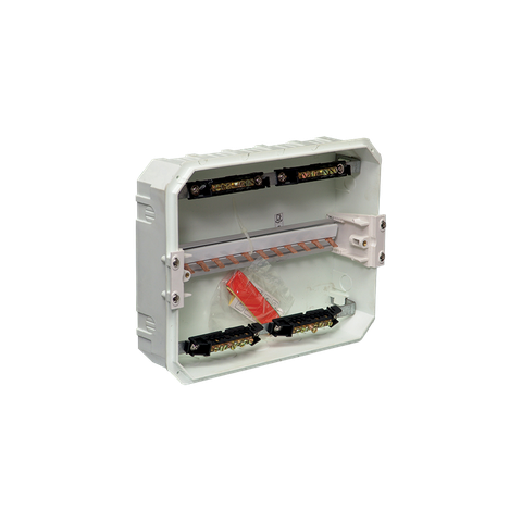 TỦ ĐIỆN NHỰA ÂM TƯỜNG 12 MODULE SINO E4FC 8/12SA ĐẾ NHỰA NẮP CHE TRẮNG