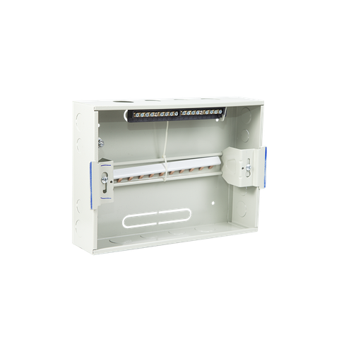 TỦ ĐIỆN NHỰA ÂM TƯỜNG 12 MODULE SINO E4FC 8/12LA ĐẾ NHỰA NẮP CHE KHÓI