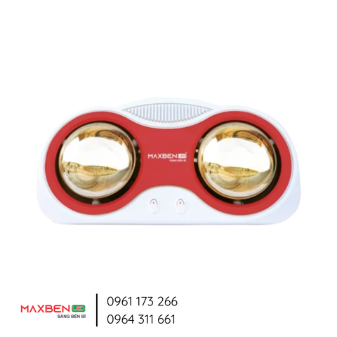 Đèn sưởi nhà tắm Maxben 2 Bóng DS-MB-2B-550W