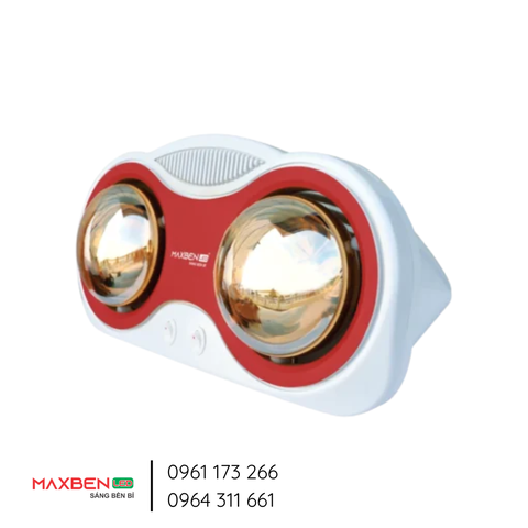 Đèn sưởi nhà tắm Maxben 2 Bóng DS-MB-2B-550W