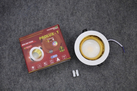 ĐÈN ÂM TRẦN SPOTLIGHT PROLUX-T 12W ĐỔI MÀU MAXBEN DL-MB-PR-T-D90-12-DE/TR/V-DM