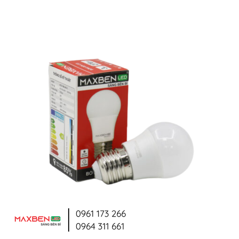 Đèn Bulb Led Tròn Maxben 15W BE27-MB-A70-15
