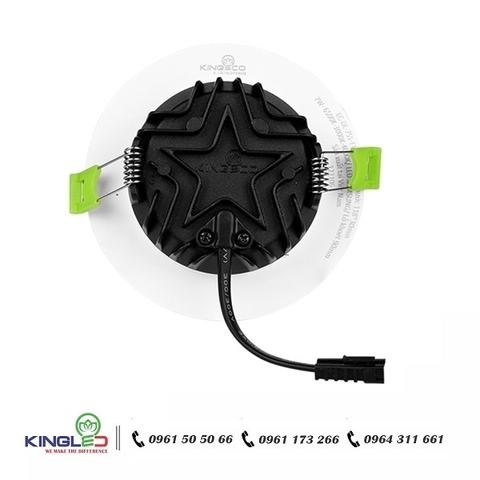 ĐÈN LED ÂM TRẦN 9W KINGECO EC-DL-9SS-T118-V/TT/T