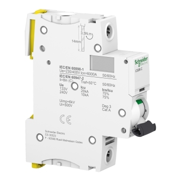 CẦU DAO TỰ ĐỘNG SCHNEIDER ACTI9 MCB IC60N 1P 6KA 230V C CURVE