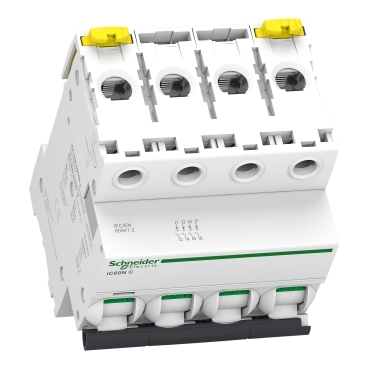 CẦU DAO TỰ ĐỘNG SCHNEIDER ACTI9 MCB IC60N 4P 6KA 400V C CURVE