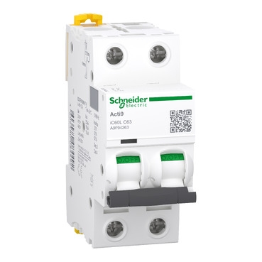 CẦU DAO TỰ ĐỘNG SCHNEIDER ACTI9 MCB IC60L 2P 15KA 230V C CURVE