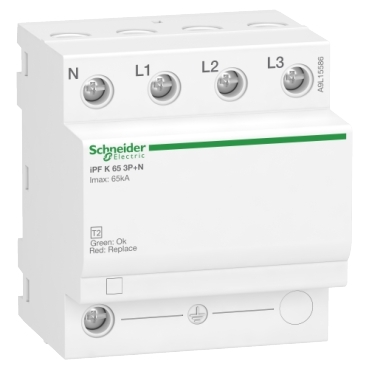 THIẾT BỊ CHỐNG SÉT LAN TRUYỀN SCHNEIDER ACTI9 SPD iPF K – LOẠI 2, 3P+N, 400V, FIXED