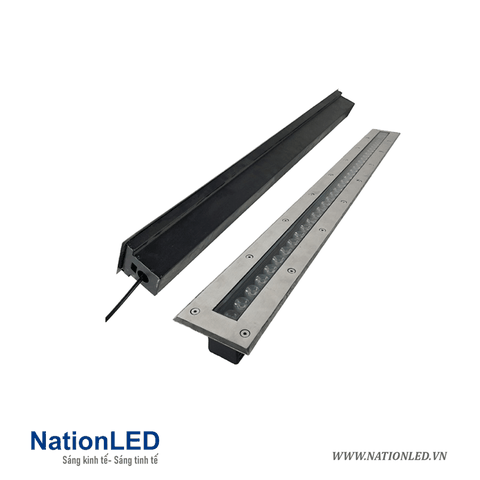 Đèn LED âm đất chữ nhật 24W - NationLED