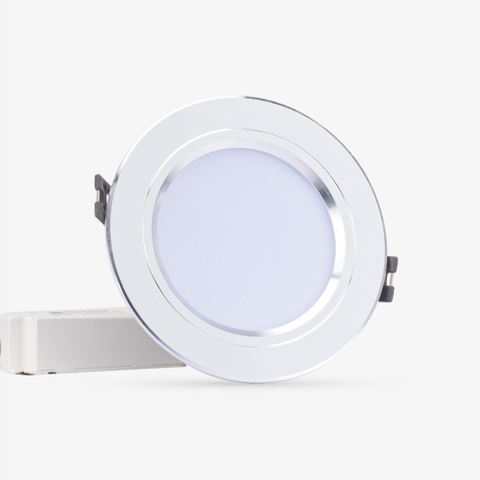 ĐÈN LED ÂM TRẦN DOWNLIGHT AT10 VIỀN BẠC 110/12W