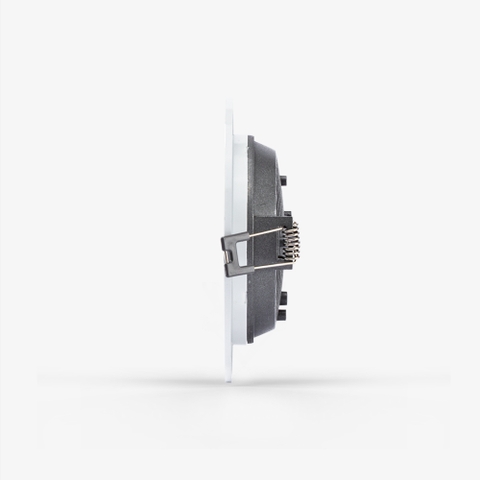 ĐÈN LED ÂM TRẦN DOWNLIGHT ĐỔI MÀU AT10 VIỀN BẠC 90/8W