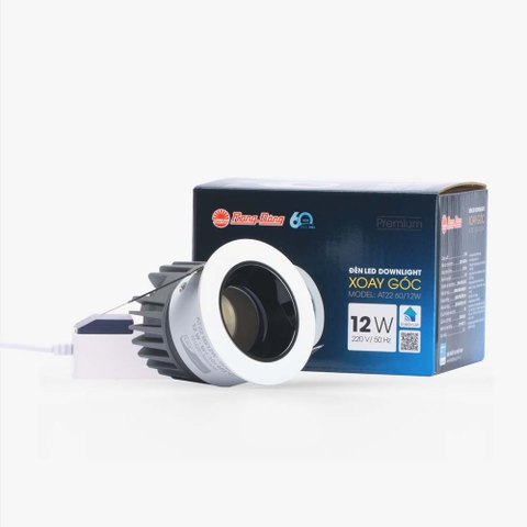 ĐÈN LED ÂM TRẦN DOWNLIGHT XOAY GÓC AT22 60/7W