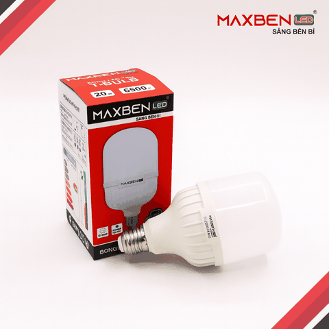 BÓNG ĐÈN LED TRỤ HAPPY 50W E27 MAXBEN BE27-MB-T127-HP-50