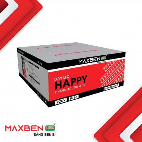 DÂY LED HAPPY 220V MAXBEN LD-MB-HP-2835-120B-TV/XV