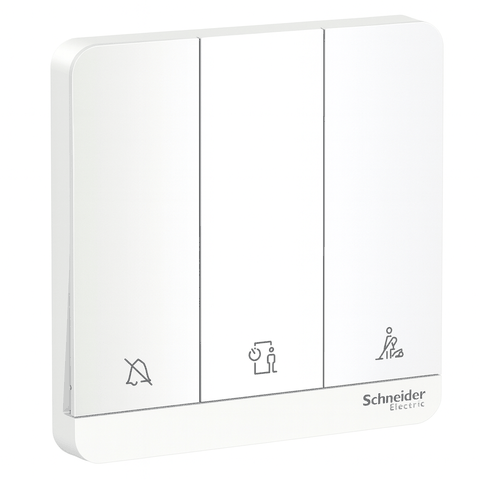 BỘ CÔNG TẮC “KHÔNG LÀM PHIỀN”, “XIN DỌN PHÒNG”, “VUI LÒNG CHỜ” SCHNEIDER E8333DMWS_WE_G19 / E8333DMWS_WG_G19