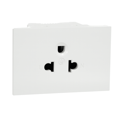 Ổ CẮM ĐƠN 3 CHẤU 16A SIZE 2S AVATARON A SCHNEIDER M3T426USTS_WE (BẮT VÍT)