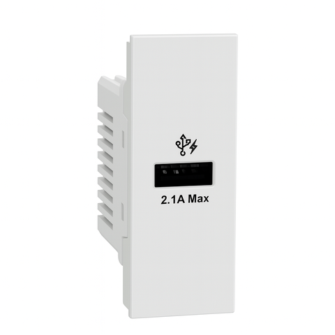 Ổ SẠC USB TYPE A, 2.1A SIZE S AVATARON A SCHNEIDER M3T_USB_WE