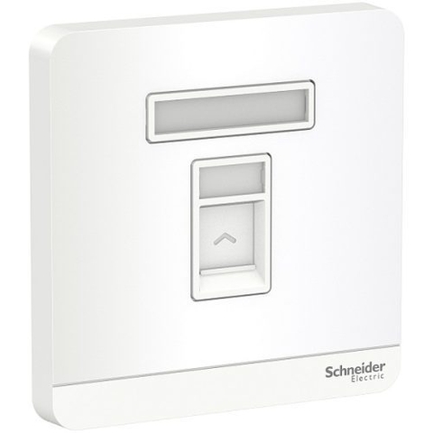 BỘ Ổ CẮM MẠNG CAT6 ĐƠN SCHNEIDER E8331RJS6_WE_G19 / E8331RJS6_WG_G19