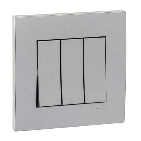 BỘ CÔNG TẮC BA 1 CHIỀU 16AX SCHNEIDER KB33_1_WE_G19 / KB33_1_AS_G19
