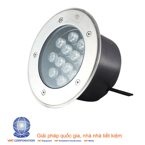 Đèn led âm đất 12W Vàng GS lighting