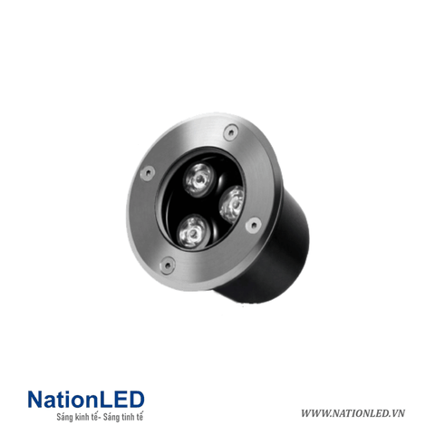 Đèn LED âm đất tròn 3W - NationLED