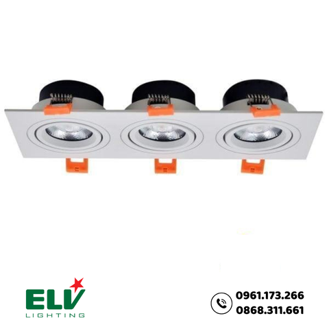 Đèn led âm trần 12W ELV803F