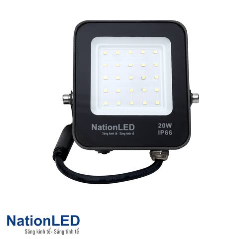 Đèn pha led 20w Plus cao cấp - Nationled