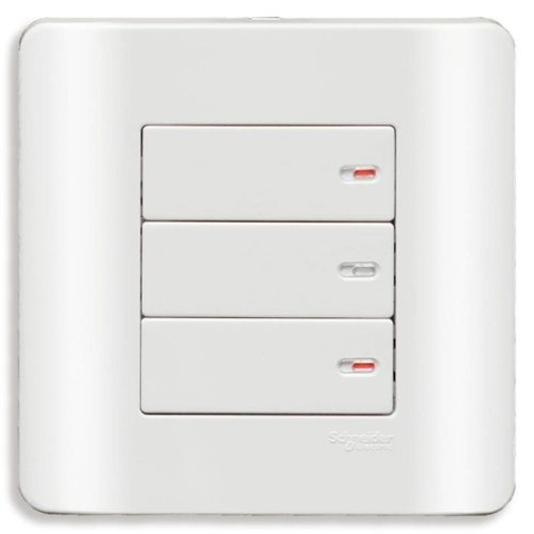 BỘ CÔNG TẮC BA 1 CHIỀU 16A SCHNEIDER E8433_1_G19 / E8433_1_SZ_G19 / E8433_1_SA_G19