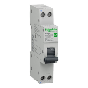 CẦU DAO CHỐNG RÒ & QUÁ TẢI SCHNEIDER EASY9 SLIM RCBO 1P+N 4.5KA 30MA [AC TYPE]
