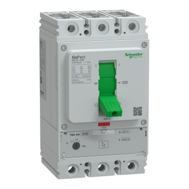 CẦU DAO TỰ ĐỘNG SCHNEIDER GOPACT 200/250/400/800 – MCCB 3P, CHỈNH ĐỊNH 0.7–1xIn