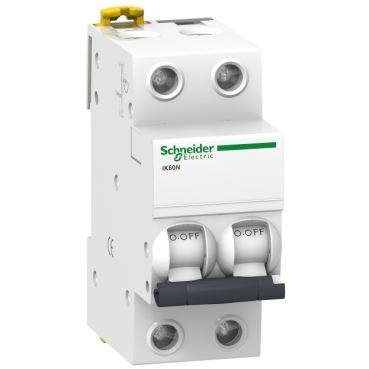 CẦU DAO TỰ ĐỘNG SCHNEIDER ACTI9 MCB IK60N 2P 6KA 230V C CURVE