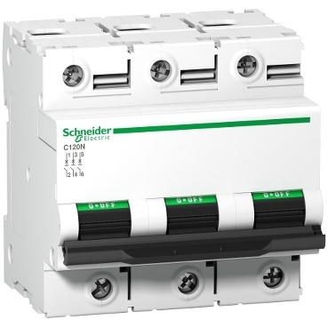 CẦU DAO TỰ ĐỘNG SCHNEIDER ACTI9 MCB C120N 3P 10KA 400V C CURVE