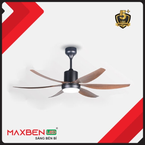 QUẠT TRẦN ĐÈN 6 CÁNH MAXBEN DQ-MB-M162-6-T/B/G