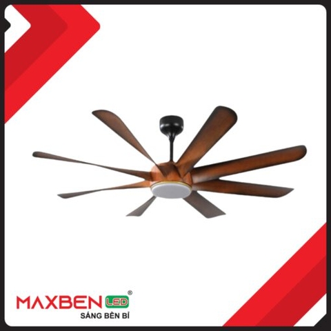 QUẠT TRẦN ĐÈN 8 CÁNH MAXBEN DQ-MB-M204-8-X/D/G