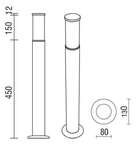 ĐÈN LED CẢNH QUAN E27 ELV 006181-80