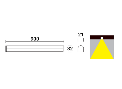 ĐÈN TUÝP LIỀN MÁNG 7W ELV VBT02-S0307