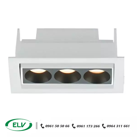 Đèn led hộp âm trần rọi VLL02-T306 6W ELV