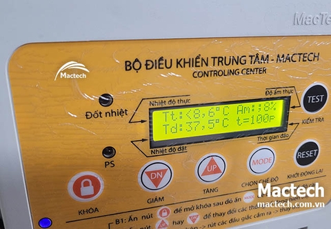 Máy ấp trứng báo nhiệt <8,6 độ là tại sao, khắc phục thế nào