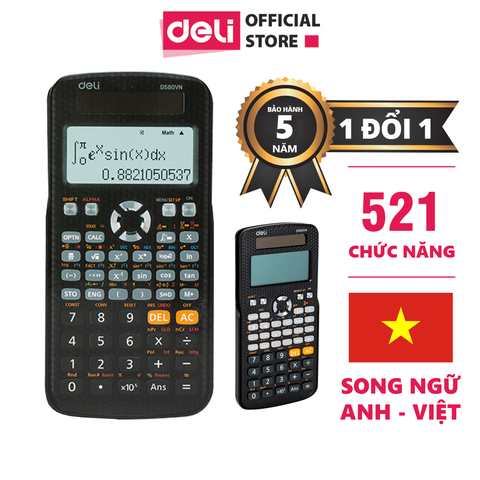 Máy tính kỹ thuật deli CD580VN