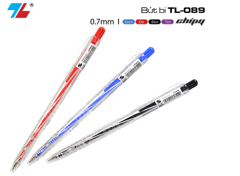 Bút Bi Thiên Long TL 089 Đen - Hộp