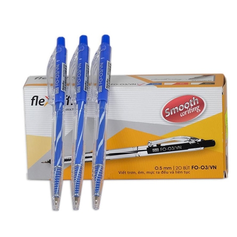 Bút Bi FO 03 Đen Flexoffice - Hộp