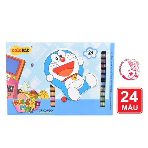 Bút sáp màu Colokit CR-C06/DO 24 màu