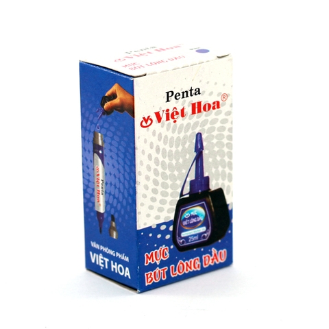 Mực Bút Lông Dầu Penta Xanh