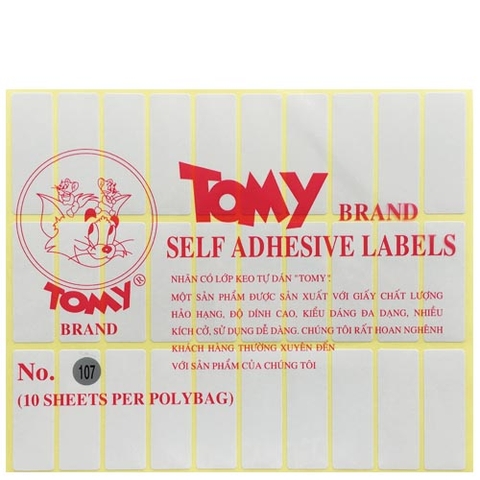 Giấy Decal Tomy Mũi Tên Màu Đỏ