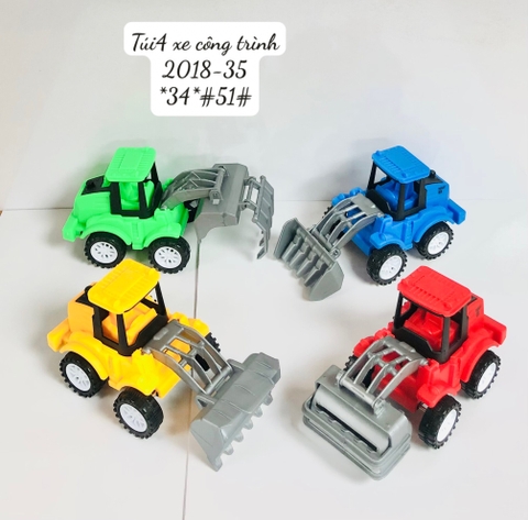 Túi 4 xe công trình 2018-35 *34*