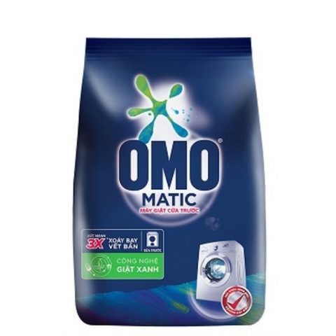 Bột giặt Omo - Máy Giặt Cửa Trước (Xanh) 3kg