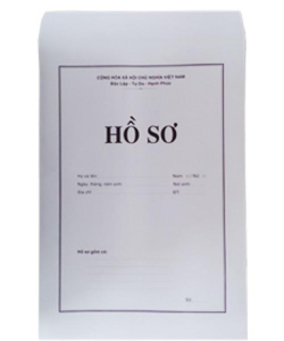 Bao Thư Hồ Sơ A4 Trắng - xấp 100 cái