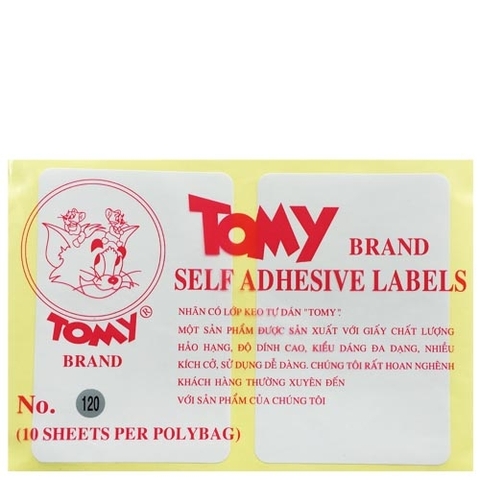 Giấy Decal Tomy Mũi Tên Màu Đỏ