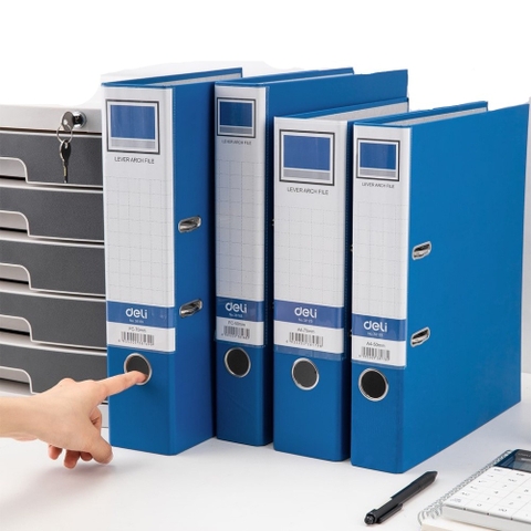 File còng FC 9cm ( Xanh đậm) DELI WF804-BL